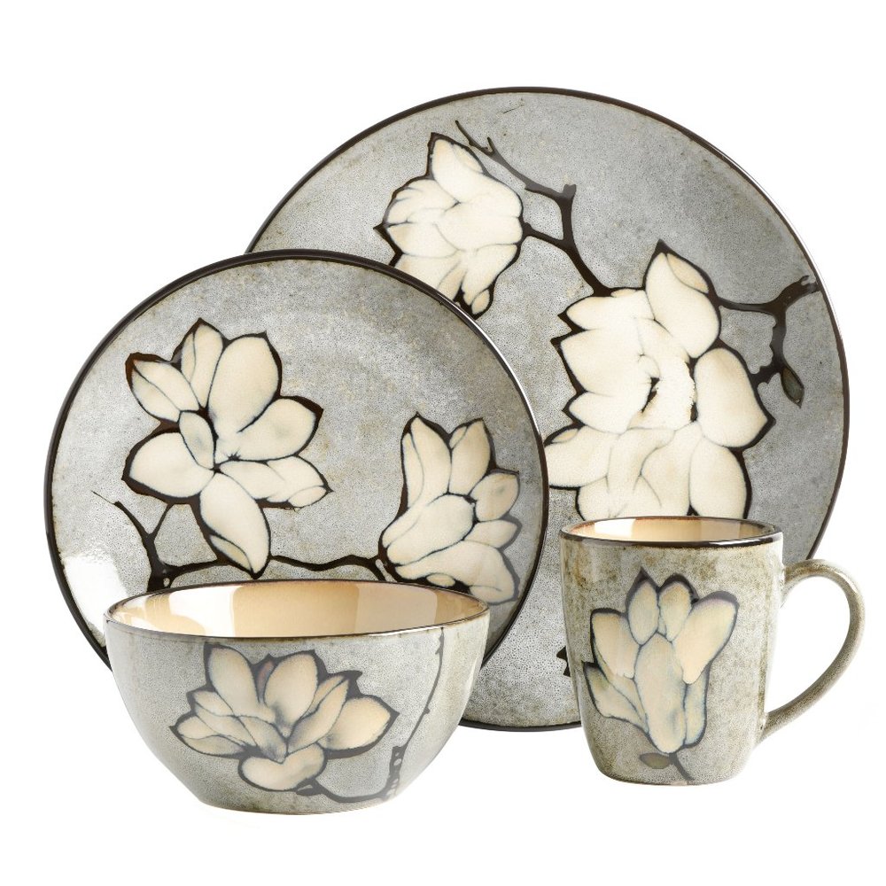 GE DAKARI 16 PC Dinnerware Set, Stoneware